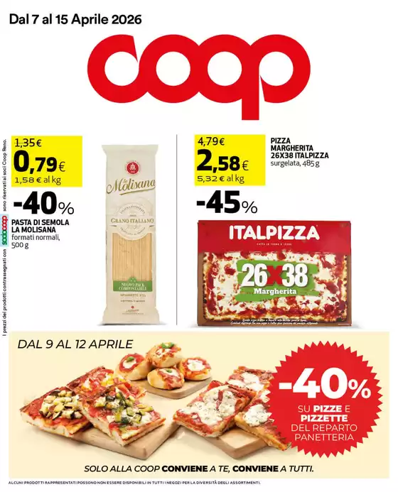 Volantino Coop a Padova | Dal 7 al 15 aprile 2026 | 2026-04-07T00:00:00.000Z - 2026-04-15T00:00:00.000Z