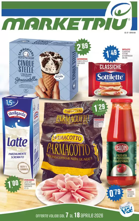 Volantino Marketpiù | Offerte valide dal 7 al 18 aprile 2026 | 2026-04-07T00:00:00.000Z - 2026-04-18T00:00:00.000Z