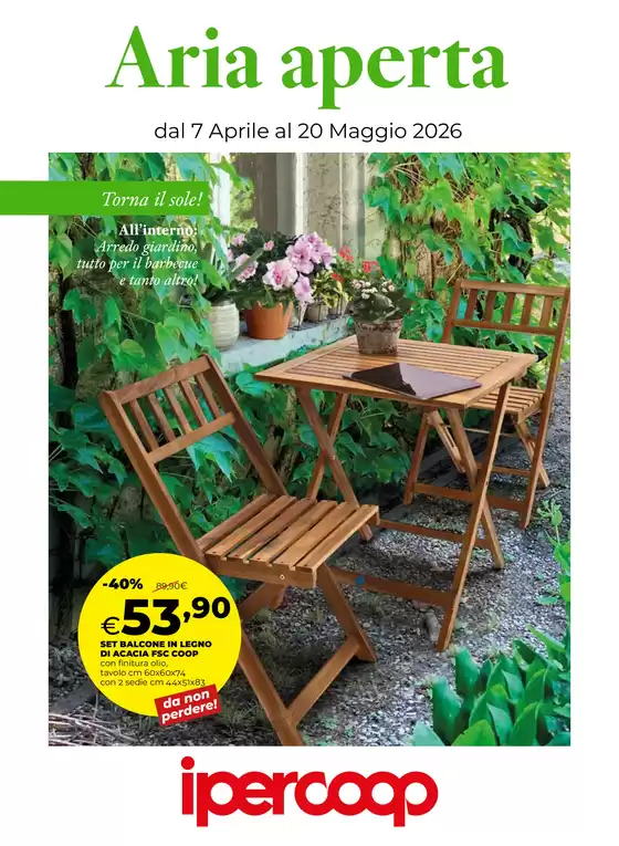 Volantino Extracoop | Aria aperta | 2026-04-07T00:00:00.000Z - 2026-05-20T00:00:00.000Z