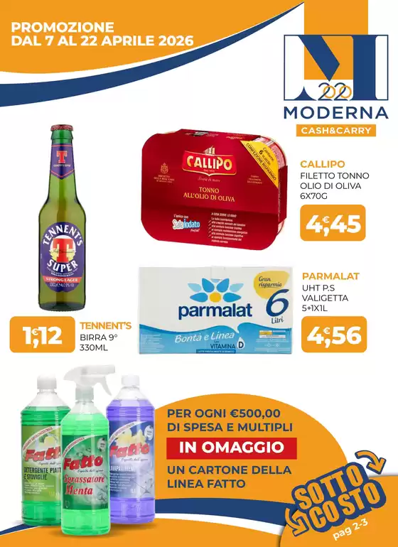 Volantino Moderna Cash | PROMOZIONE DAL 7 AL 22 APRILE 2026 | 2026-04-07T00:00:00.000Z - 2026-04-22T00:00:00.000Z