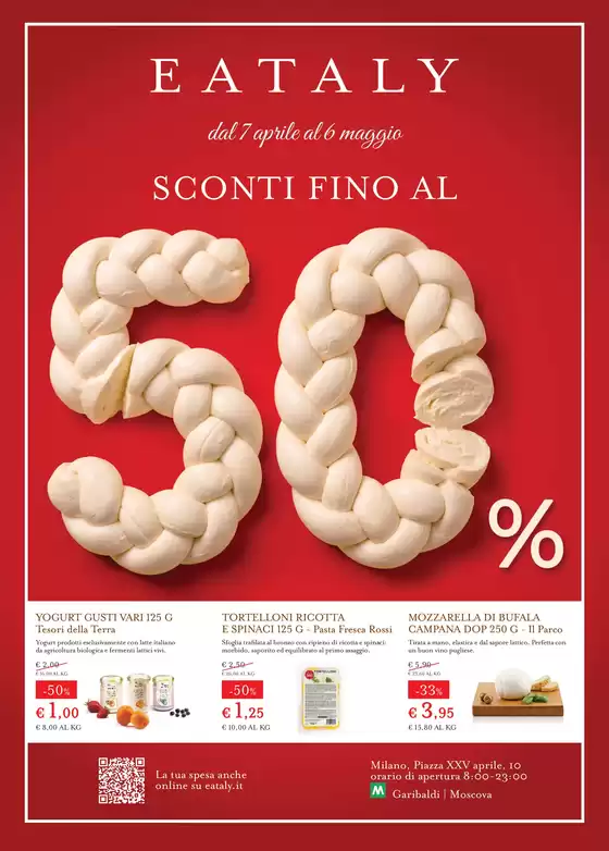 Volantino Eataly | SCONTI FINO AL 50% | 2026-04-07T00:00:00.000Z - 2026-05-06T00:00:00.000Z