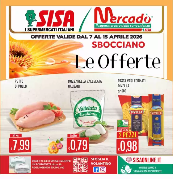Volantino IperSisa | Sbocciano le offerte | 2026-04-07T00:00:00.000Z - 2026-04-15T00:00:00.000Z