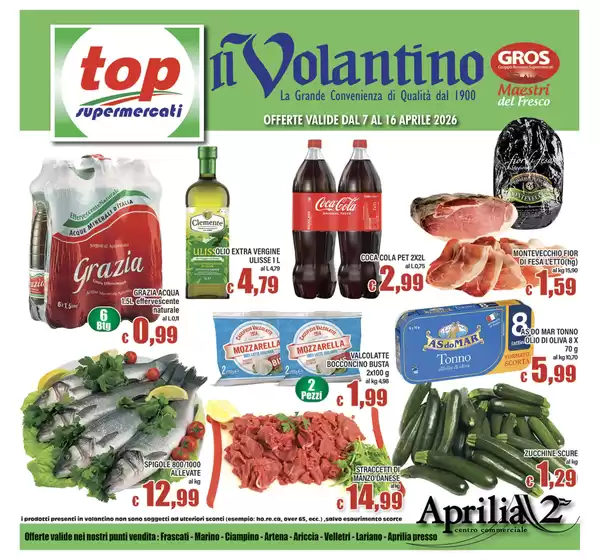 Volantino Top Supermercati | Il volantino | 2026-04-07T00:00:00.000Z - 2026-04-16T00:00:00.000Z