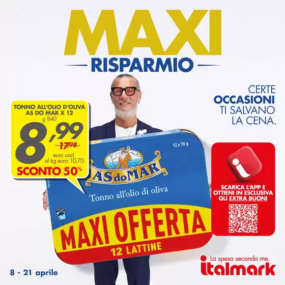 Volantino Italmark | Maxi risparmio | 2026-04-08T00:00:00.000Z - 2026-04-21T00:00:00.000Z