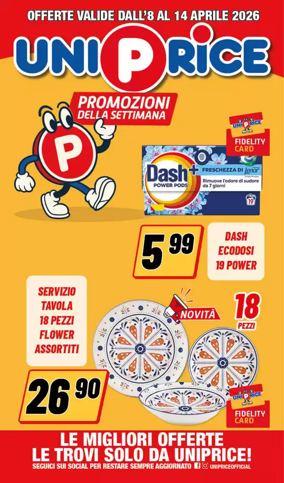 Volantino UniPrice | Promozioni della settimana | 2026-04-08T00:00:00.000Z - 2026-04-14T00:00:00.000Z