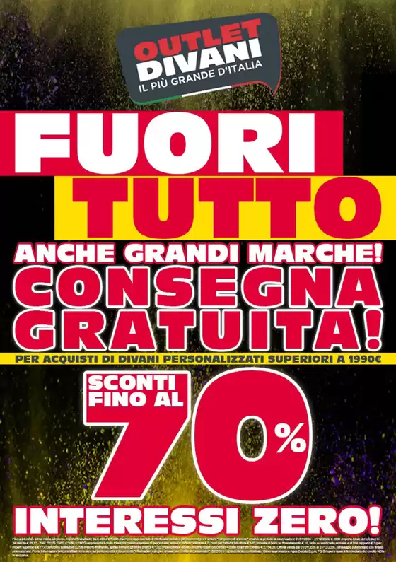 Volantino Outlet divani a Trentola Ducenta | Fuori tutto | 2026-04-08T00:00:00.000Z - 2026-04-30T00:00:00.000Z