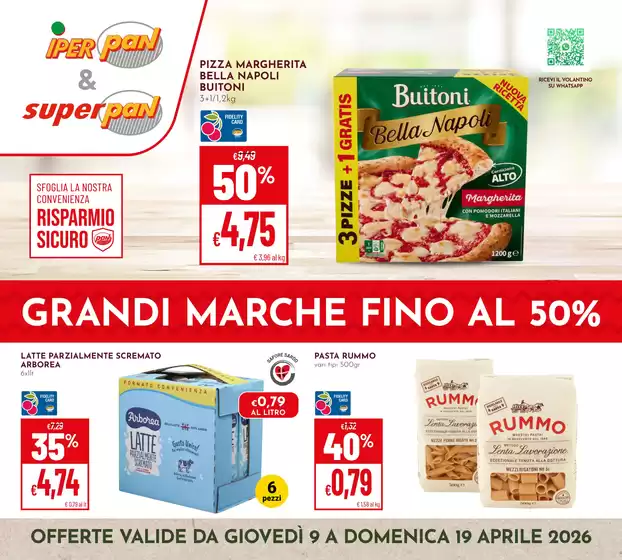 Volantino Iperpan | Grandi marche fino al 50% | 2026-04-09T00:00:00.000Z - 2026-04-19T00:00:00.000Z