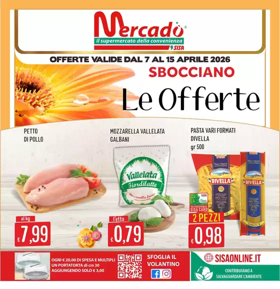 Volantino Mercadò | SBOCCIANO Le Offerte | 2026-04-07T00:00:00.000Z - 2026-04-15T00:00:00.000Z