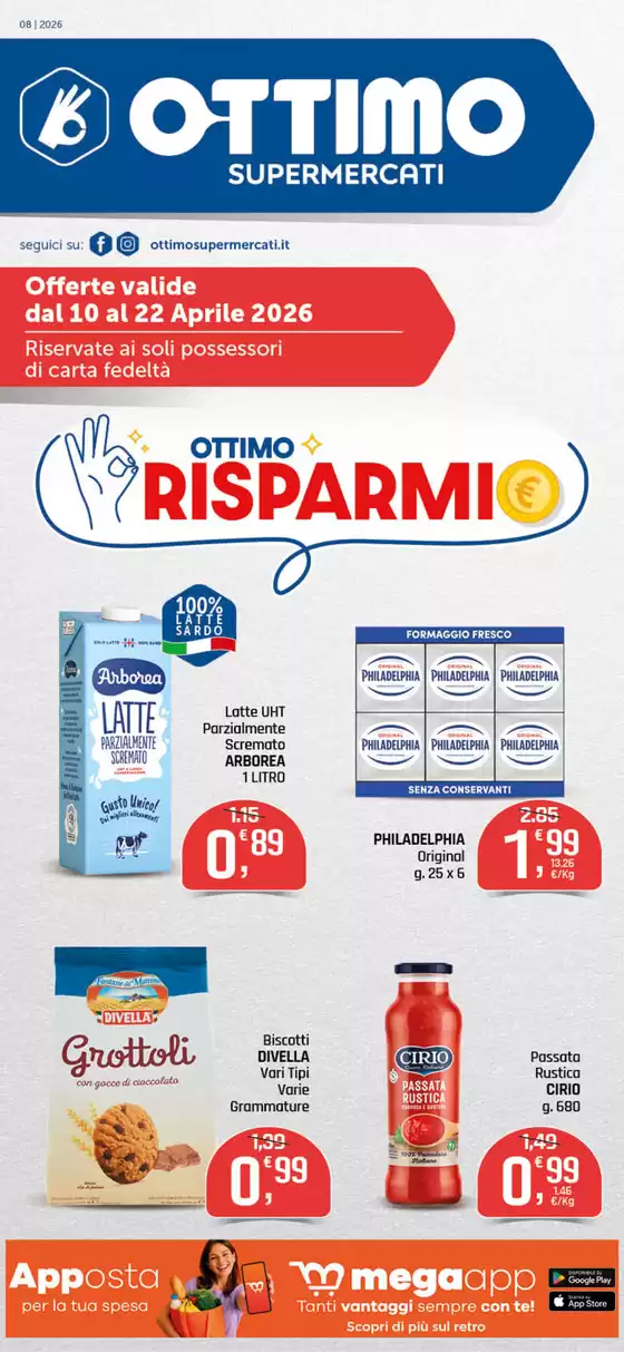 Volantino Ottimo a Paderno Dugnano | Offerte valide dal 10 al 22 Aprile 2026 | 2026-04-10T00:00:00.000Z - 2026-04-22T00:00:00.000Z