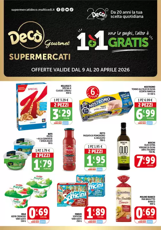 Volantino Decò | 1+1 Gratis | 2026-04-09T00:00:00.000Z - 2026-04-20T00:00:00.000Z
