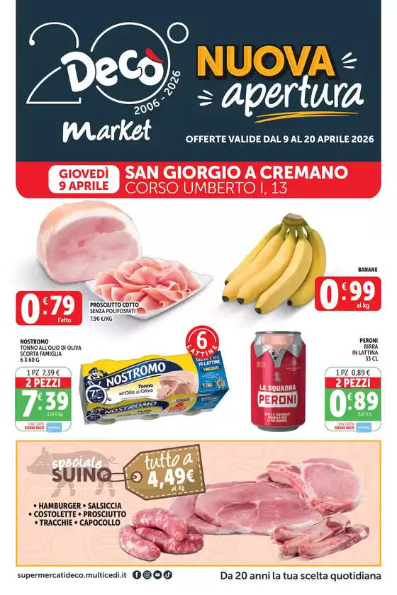 Volantino Decò | Nuova apertura | 2026-04-09T00:00:00.000Z - 2026-04-20T00:00:00.000Z