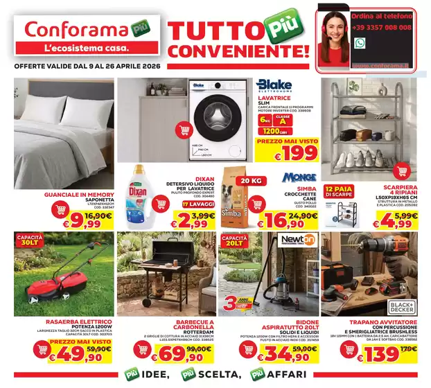 Volantino Conforama | Tutto conveniente! | 2026-04-09T00:00:00.000Z - 2026-04-26T00:00:00.000Z