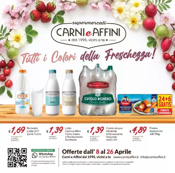 Volantino Carni e Affini | Tutti i colori della freschezza | 2026-04-08T00:00:00.000Z - 2026-04-26T00:00:00.000Z