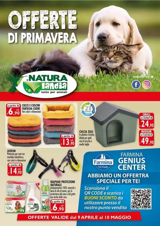 Volantino Naturalandia | Offerte Naturalandia | 2026-04-09T00:00:00.000Z - 2026-05-10T00:00:00.000Z