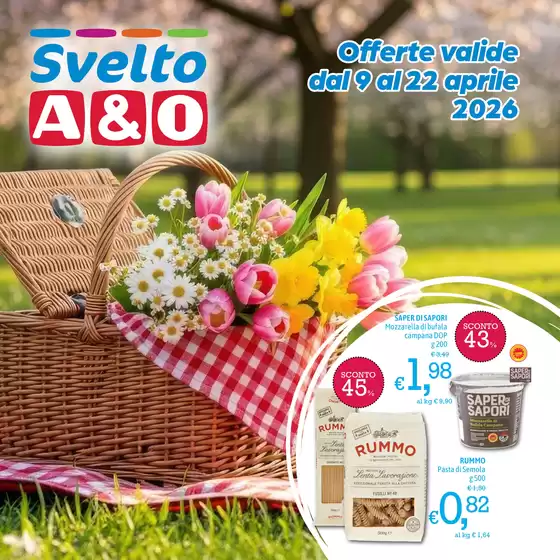 Volantino A&O a Treviso | Offerte valide dal 9 al 22 aprile 2026 | 2026-04-09T00:00:00.000Z - 2026-04-22T00:00:00.000Z