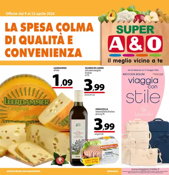Volantino A&O a Treviso | La spesa colma di qualita e convenienza | 2026-04-09T00:00:00.000Z - 2026-04-15T00:00:00.000Z