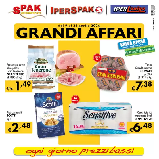 Volantino Spak | Grandi affari | 2026-04-09T00:00:00.000Z - 2026-04-22T00:00:00.000Z