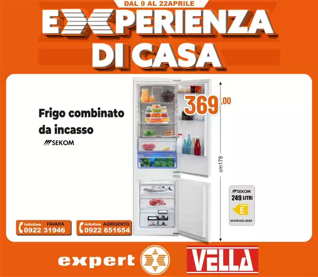 Volantino Vella Elettrodomestici | Experienza di casa | 2026-04-09T00:00:00.000Z - 2026-04-22T00:00:00.000Z