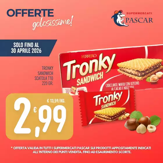 Volantino Pascar | Offerte Golosissime! | 2026-04-09T00:00:00.000Z - 2026-04-30T00:00:00.000Z
