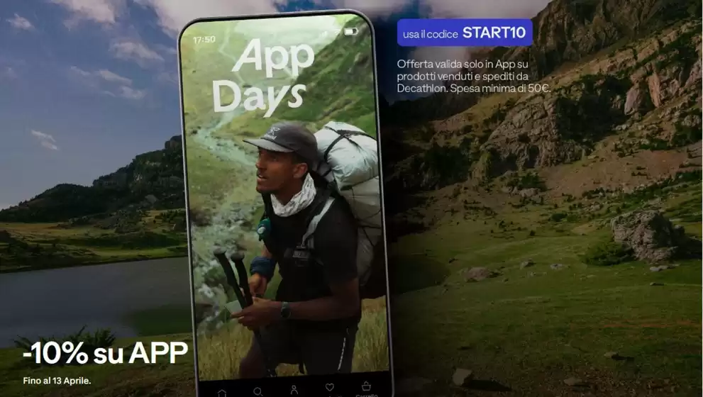 Volantino Decathlon | -10% su app | 2026-04-09T00:00:00.000Z - 2026-04-13T00:00:00.000Z