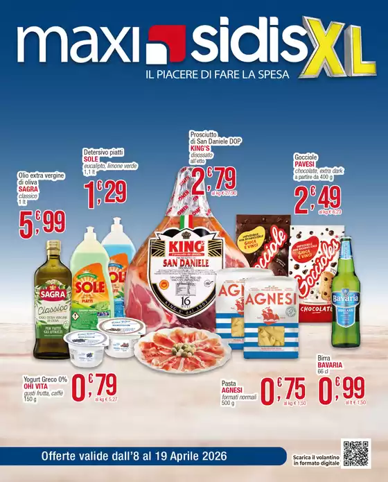 Volantino Sidis | Il piacere di fare la spesa | 2026-04-09T00:00:00.000Z - 2026-04-19T00:00:00.000Z