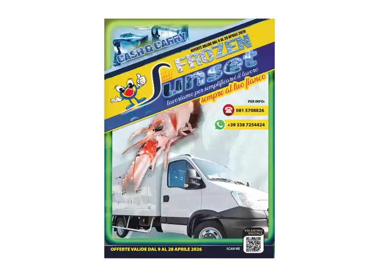 Volantino Sunset Cash&Carry | Sempre al tuo fianco | 2026-04-09T00:00:00.000Z - 2026-04-28T00:00:00.000Z