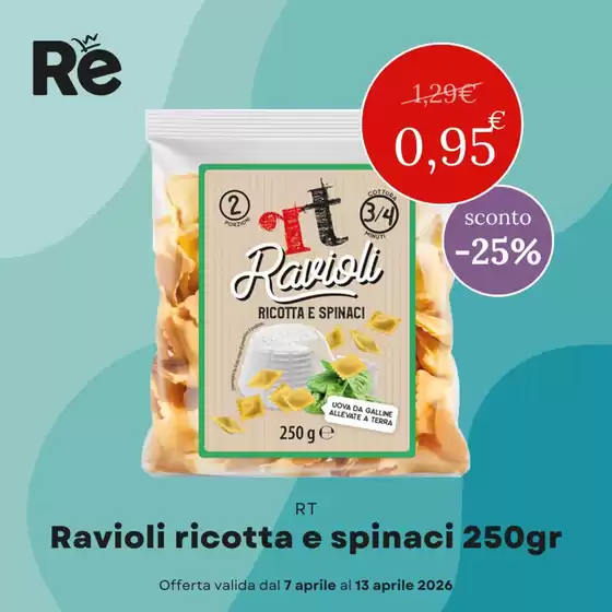 Volantino Re Mercato Lucrezia | Sconto -25% | 2026-04-07T00:00:00.000Z - 2026-04-13T00:00:00.000Z