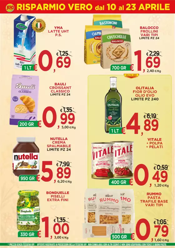 Volantino Jero Market | Risparmio vero | 2026-04-10T00:00:00.000Z - 2026-04-23T00:00:00.000Z