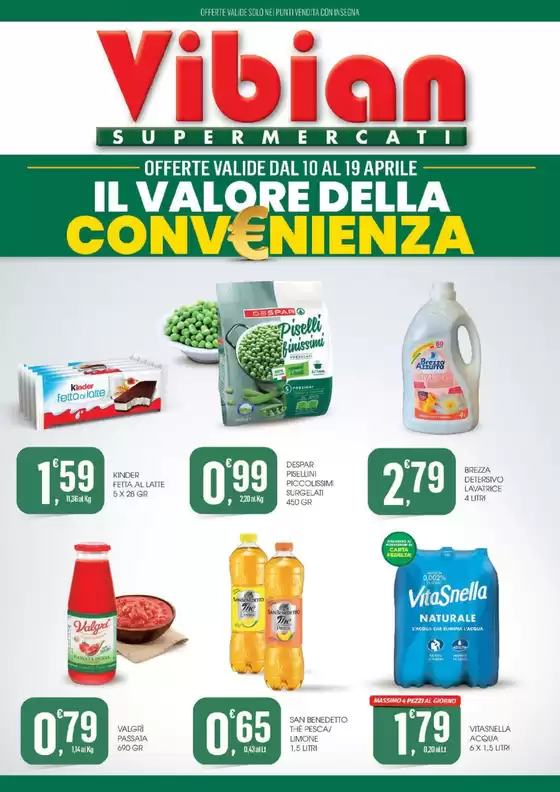 Volantino Vibian | Il valore della convenienza | 2026-04-10T00:00:00.000Z - 2026-04-19T00:00:00.000Z
