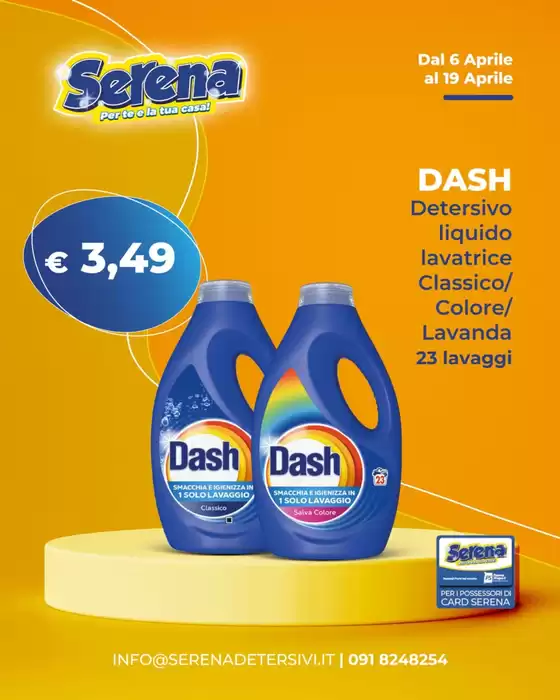 Volantino Serena Detersivi | Offerte | 2026-04-06T00:00:00.000Z - 2026-04-19T00:00:00.000Z