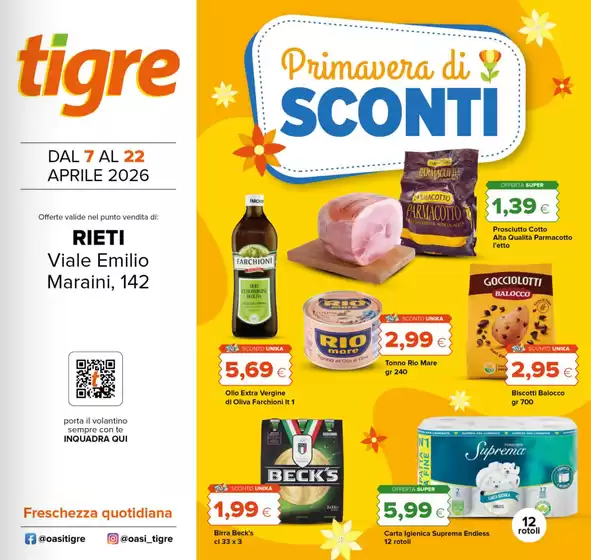 Volantino Tigre a Ariano nel Polesine | Primavera di sconti | 2026-04-10T00:00:00.000Z - 2026-04-22T00:00:00.000Z