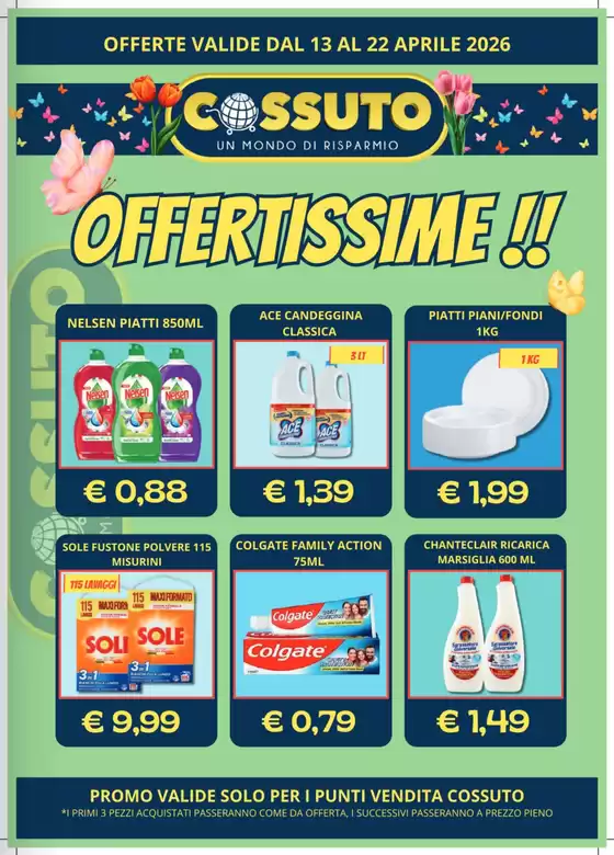 Volantino Cossuto a Quassolo | Offertissime!! | 2026-04-13T00:00:00.000Z - 2026-04-22T00:00:00.000Z