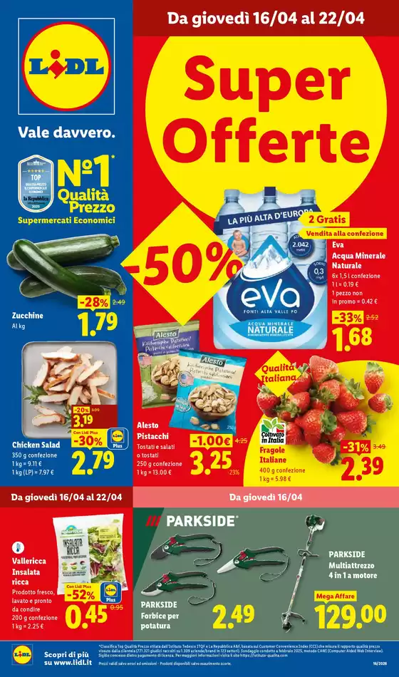 Volantino Lidl a Albaredo d'Adige | Super Offerte | 2026-04-16T00:00:00.000Z - 2026-04-22T00:00:00.000Z