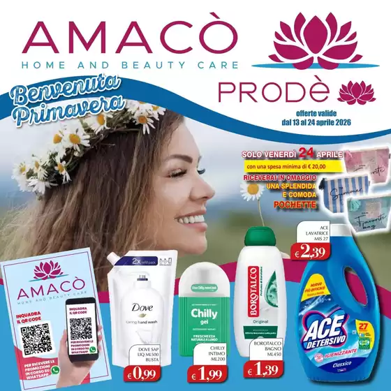 Volantino Amacò | Benvenuta primavera | 2026-04-13T00:00:00.000Z - 2026-04-24T00:00:00.000Z