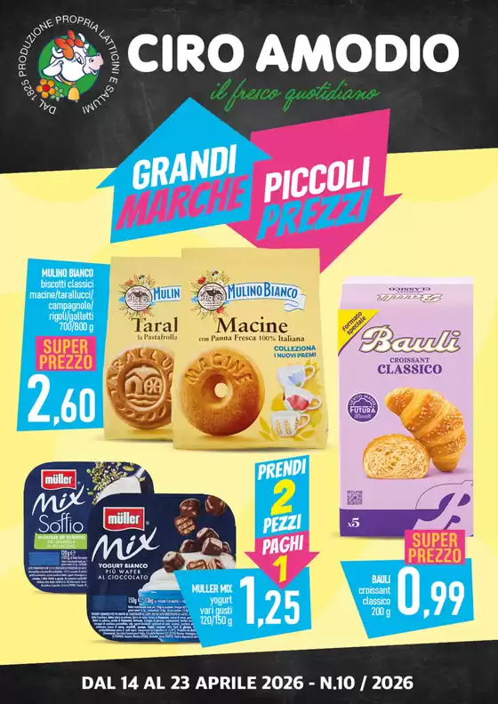 Volantino Ciro Amodio | Grandi marche | 2026-04-14T00:00:00.000Z - 2026-04-23T00:00:00.000Z