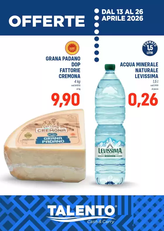 Volantino Talento | Offerte | 2026-04-13T00:00:00.000Z - 2026-04-26T00:00:00.000Z