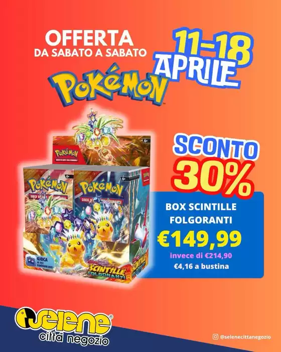 Volantino Selene Città Negozio | Sconto 30% | 2026-04-11T00:00:00.000Z - 2026-04-18T00:00:00.000Z