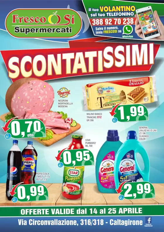 Volantino Fresco Si Supermercati | Scontatissimi | 2026-04-14T00:00:00.000Z - 2026-04-25T00:00:00.000Z