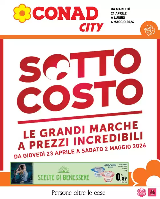 Volantino Conad City | Sottocosto | 2026-04-21T00:00:00.000Z - 2026-05-04T00:00:00.000Z