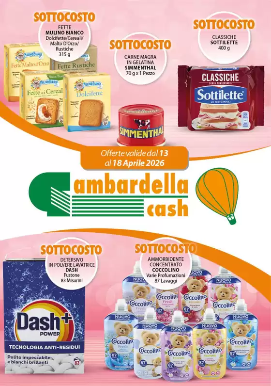 Volantino Gambardella Cash | Offerte valide dal 13 al 18 Aprile 2026 | 2026-04-13T00:00:00.000Z - 2026-04-18T00:00:00.000Z