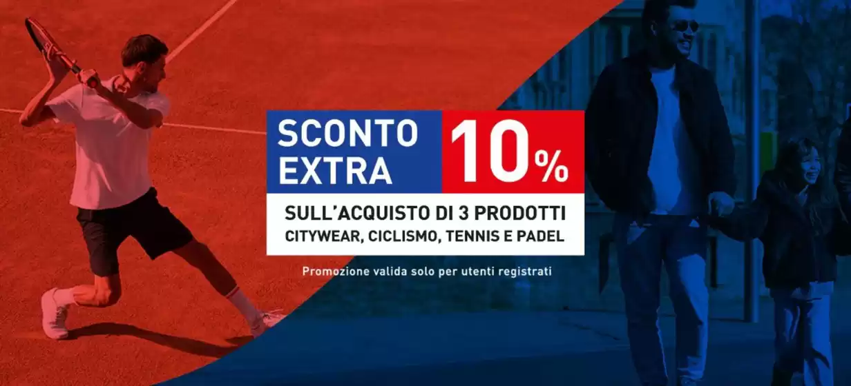 Volantino Intersport Superstore a Bonito | Sconto extra 10% | 2026-04-14T00:00:00.000Z - 2026-05-03T00:00:00.000Z