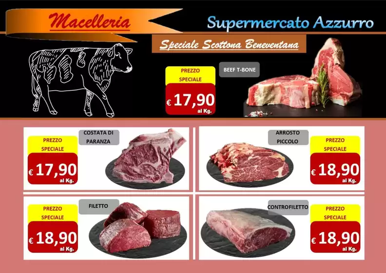 Volantino Supermercato Azzurro a Casnigo | Macelleria | 2026-04-14T00:00:00.000Z - 2026-04-20T00:00:00.000Z