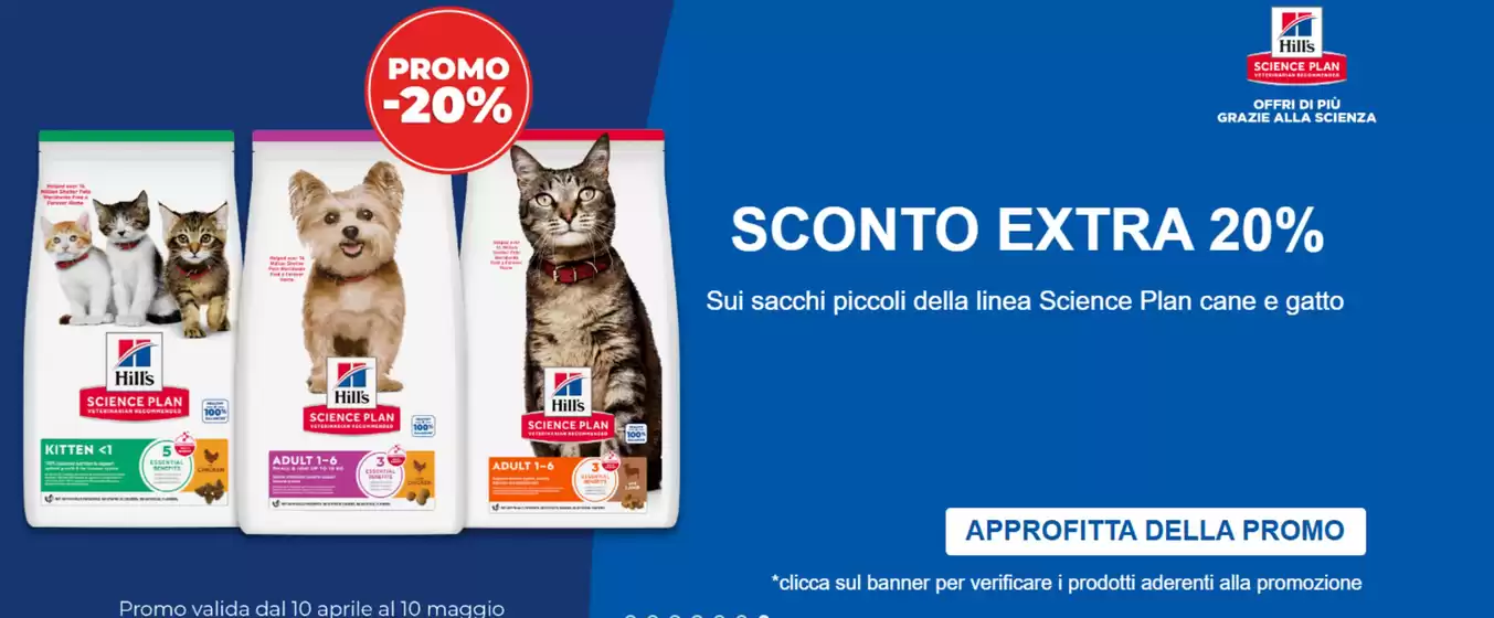 Volantino L'Ora degli Animali a Casnigo | Sconto extra 20% | 2026-04-14T00:00:00.000Z - 2026-05-10T00:00:00.000Z