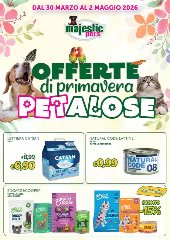 Volantino Majestic Pet's | Majestic Pet's | 2026-04-15T00:00:00.000Z - 2026-04-15T00:00:00.000Z