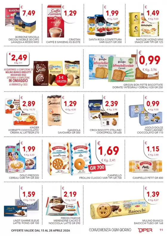 Volantino Diper Spesa | Convenienza ogni giorno | 2026-04-15T00:00:00.000Z - 2026-04-28T00:00:00.000Z