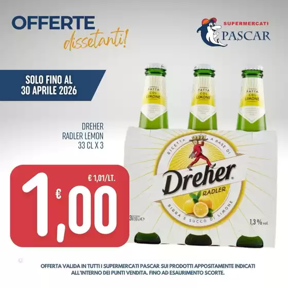 Volantino Pascar | Offerte dissetanti! | 2026-04-15T00:00:00.000Z - 2026-04-30T00:00:00.000Z