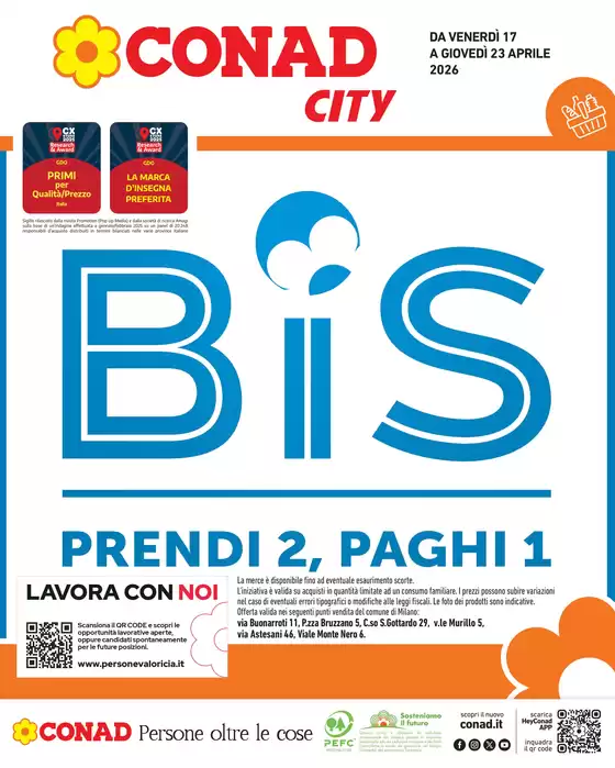 Volantino Conad City a Valera Fratta | BIS | 2026-04-17T00:00:00.000Z - 2026-04-23T00:00:00.000Z
