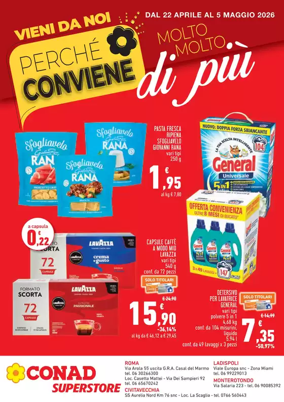 Volantino Conad Superstore | Conviene molto molto di più | 2026-04-22T00:00:00.000Z - 2026-05-05T00:00:00.000Z