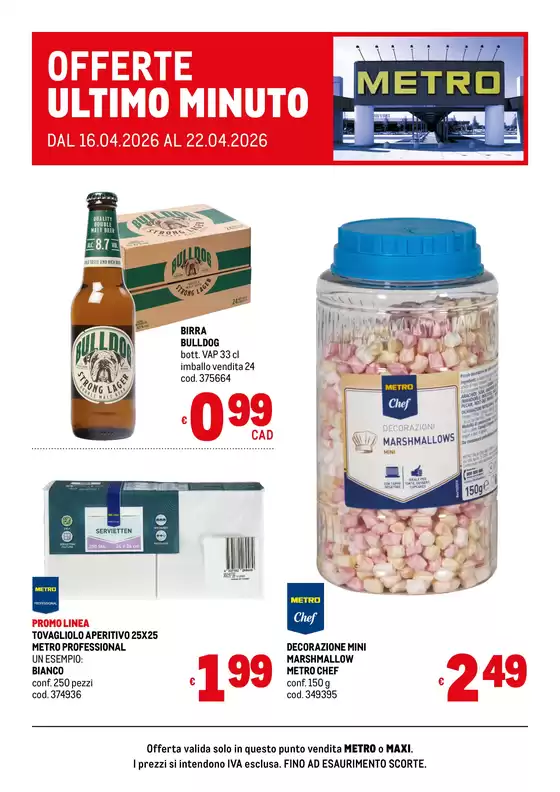 Volantino Metro a Sulbiate | Offerte Ultimo Minuto | 2026-04-16T00:00:00.000Z - 2026-04-22T00:00:00.000Z