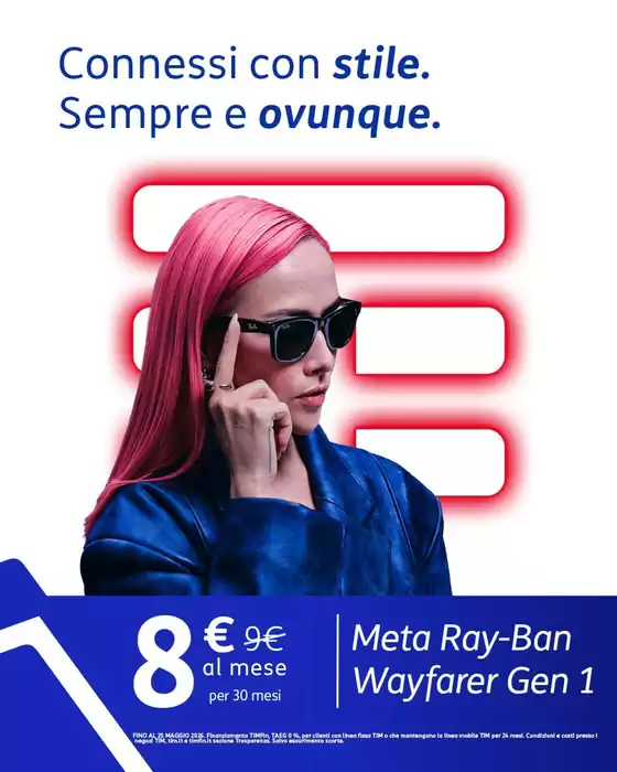 Volantino TIM | Connessi con stile | 2026-04-15T00:00:00.000Z - 2026-05-25T00:00:00.000Z